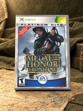 Medal Of Honor Frontline Platinum Hits Original Xbox Complete Pre Owned